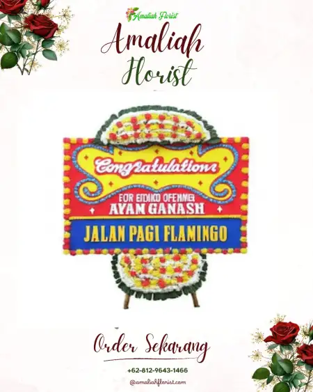 Sewa Papan Bunga Kecandran
